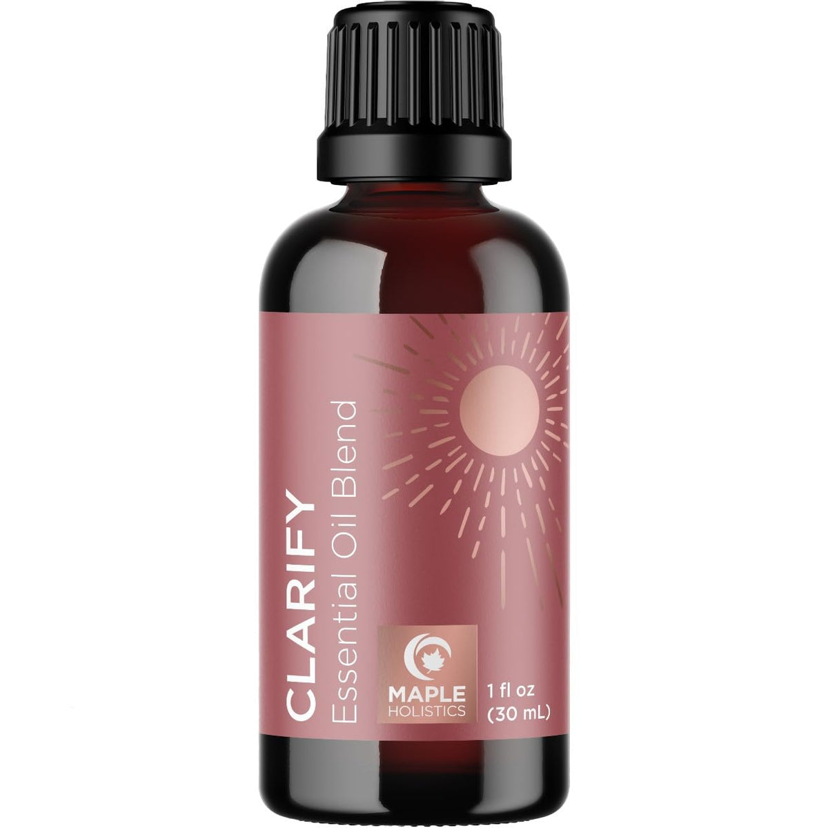 Clarify Headache Essential Oil Blend bottle next to a diffuser