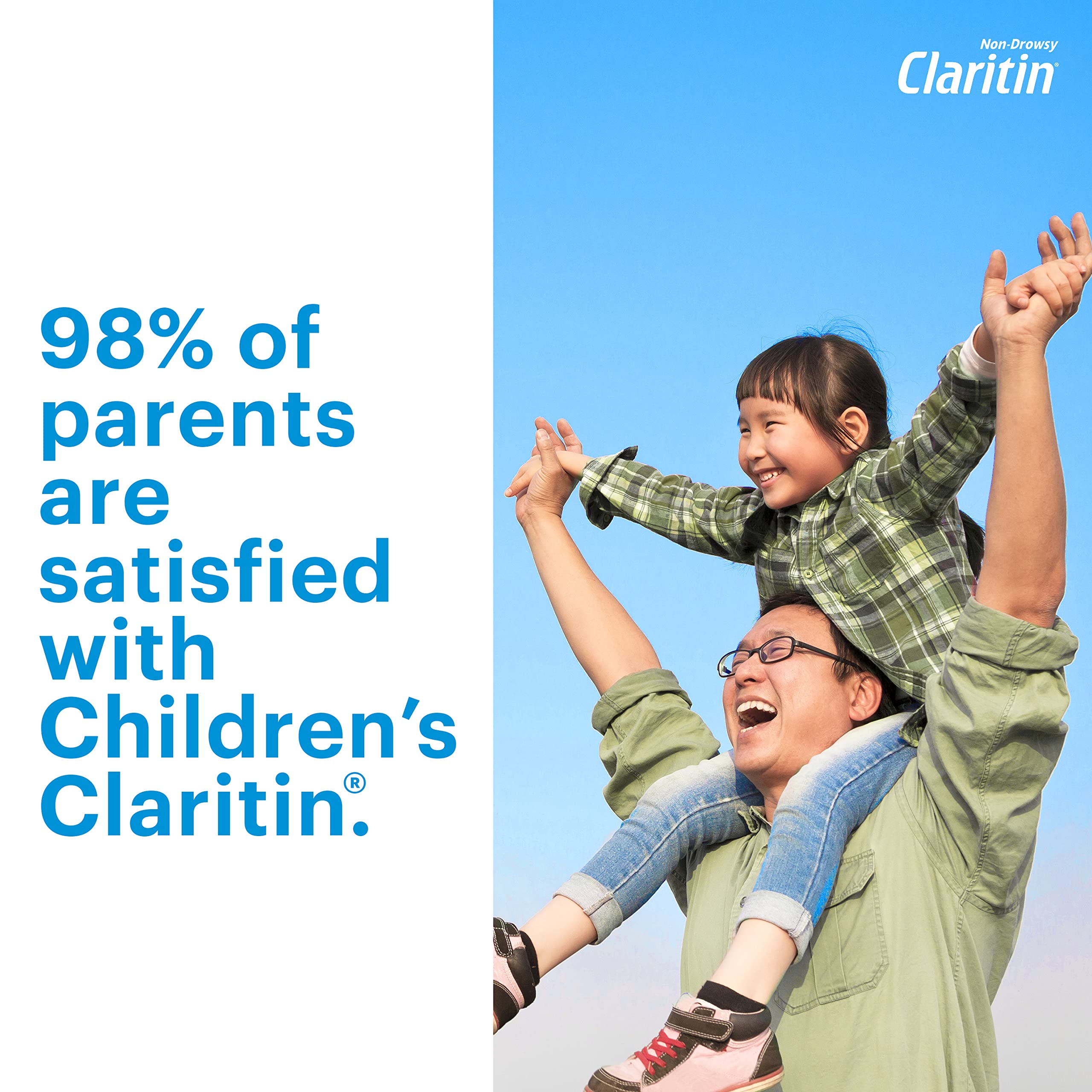 Claritin chewables grape blister-pack closeup shows secure packaging and kid-friendly dosage format.