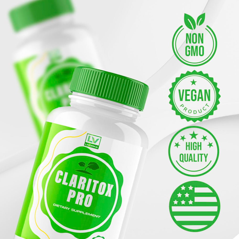 Close-up of Claritox Pro capsule