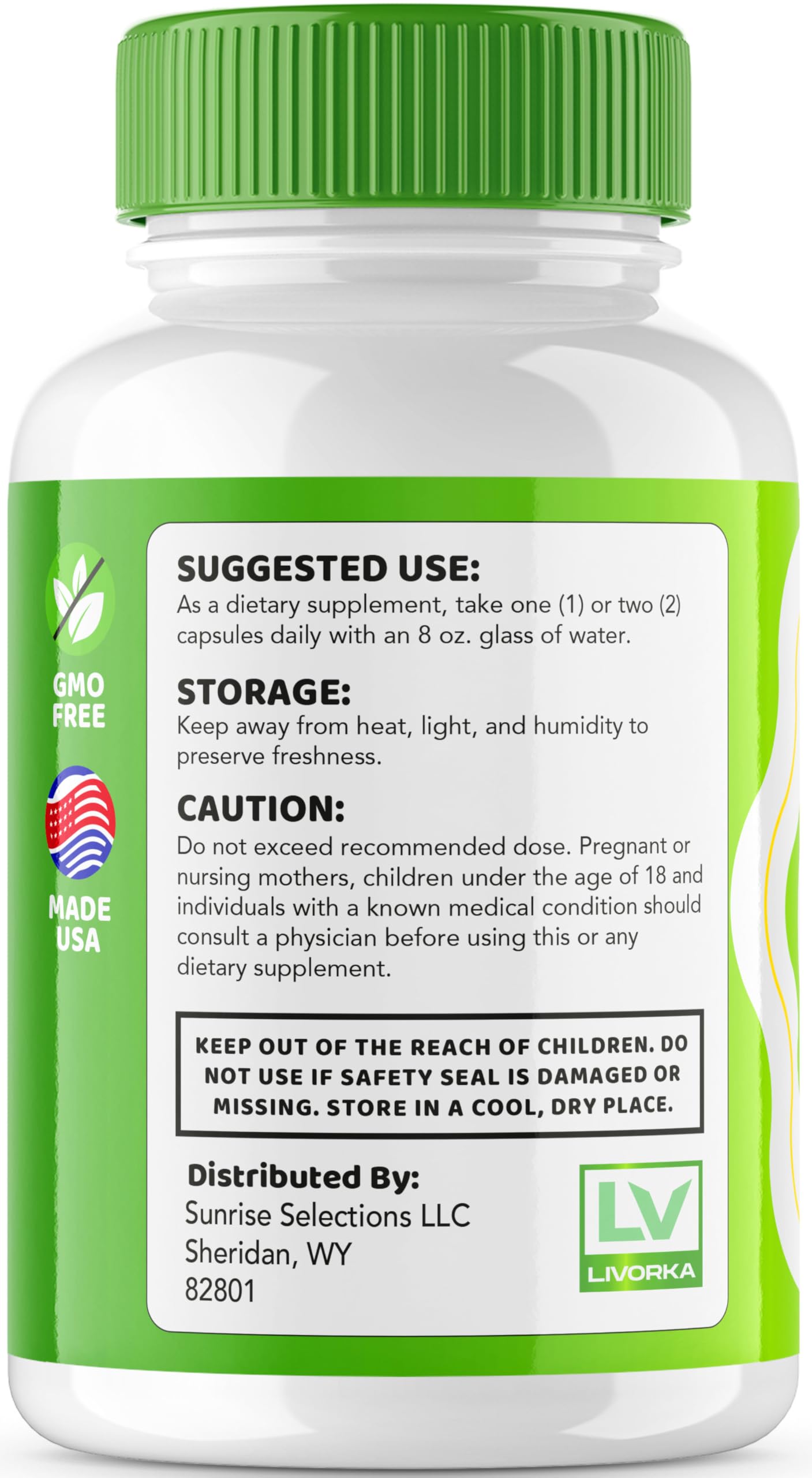 Claritox Pro bottle and capsules side view