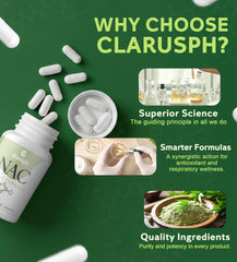 Ingredients panel showing NAC, Bromelain, Glycine and Selenium