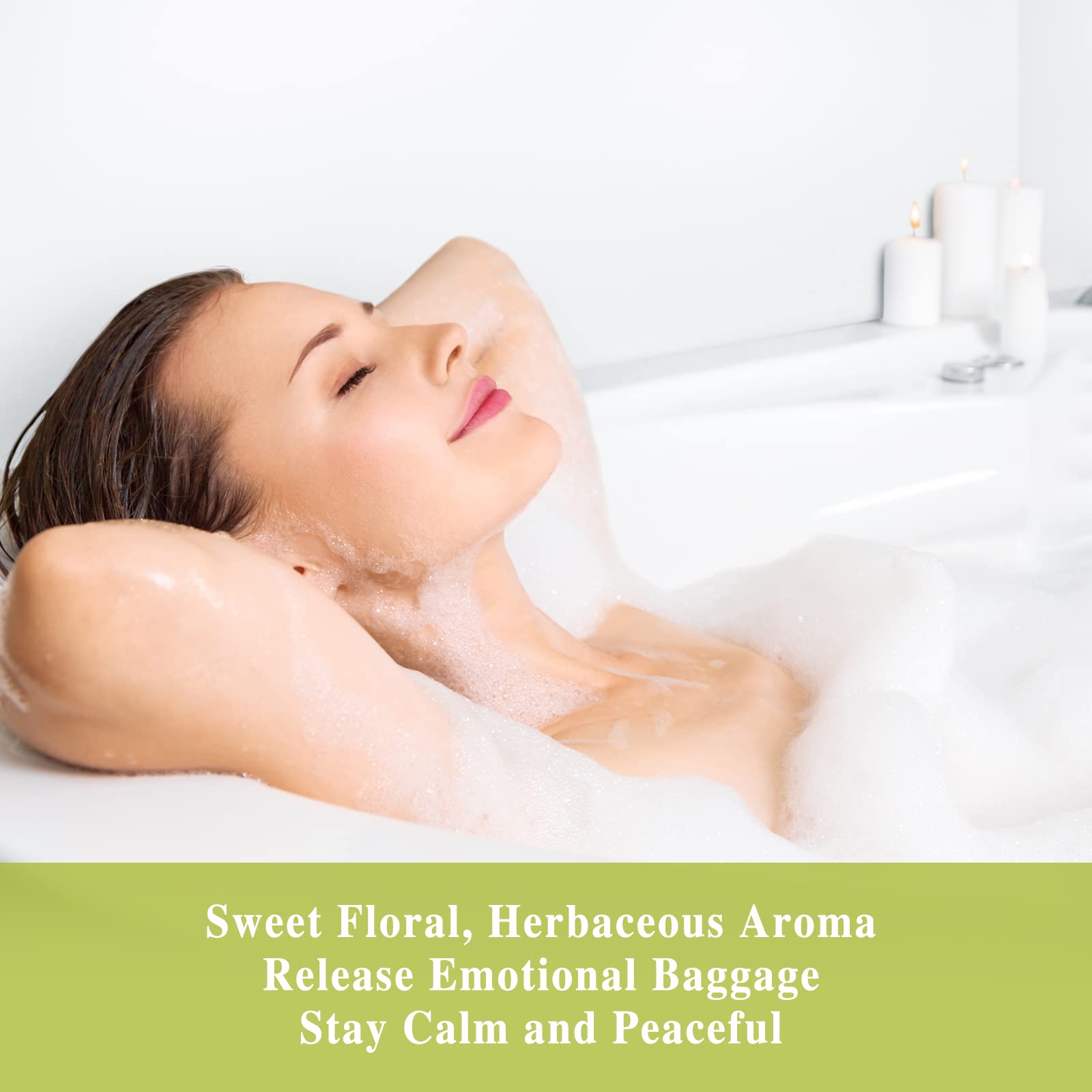 Amber glass bottle of Clary Sage essential oil with dropper