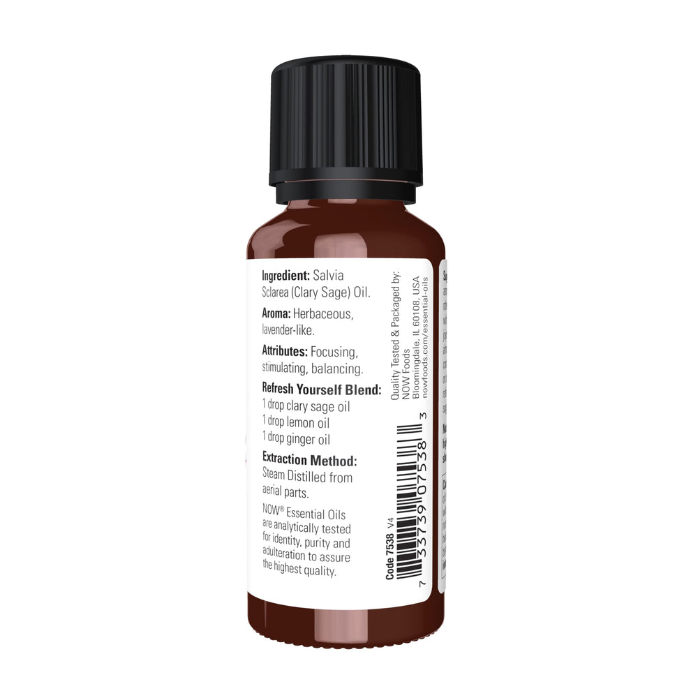 Aromatherapy diffuser with clary sage oil
