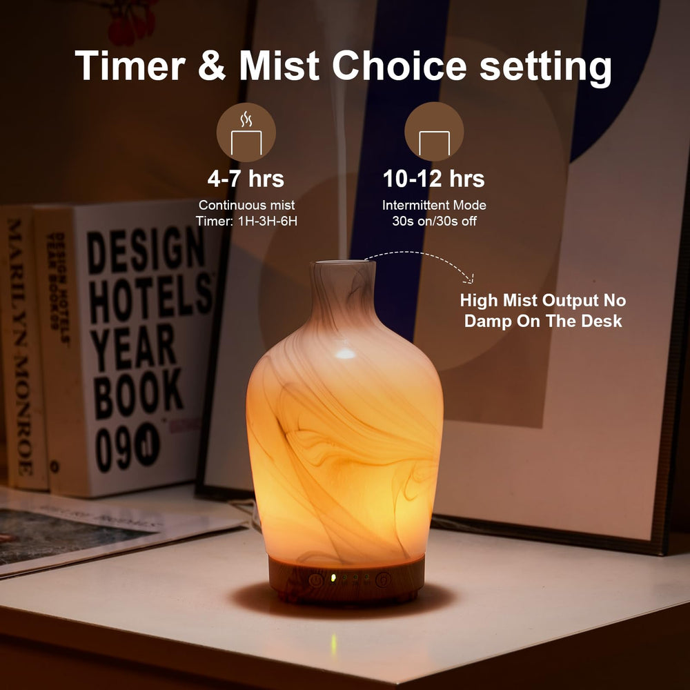 7-color changing LED night light in action