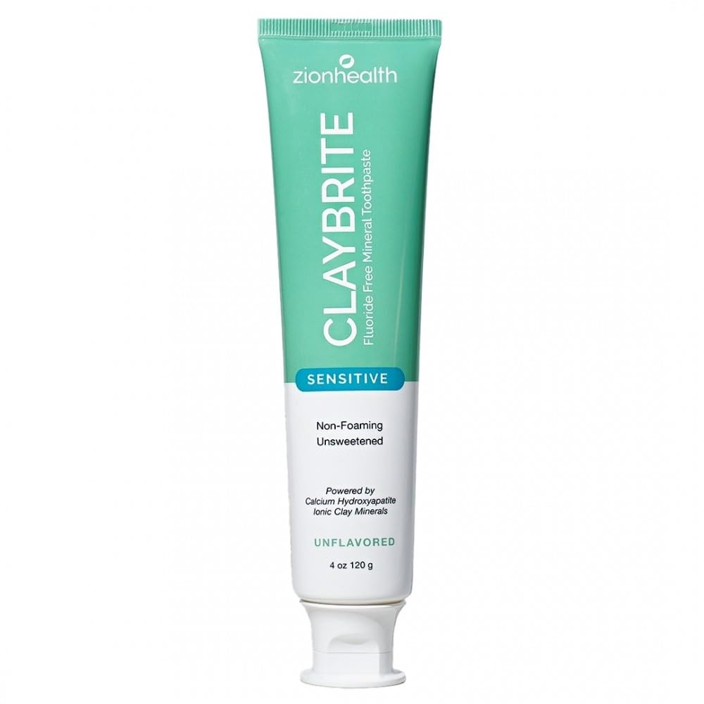 ClayBrite Sensitive Natural Toothpaste front view