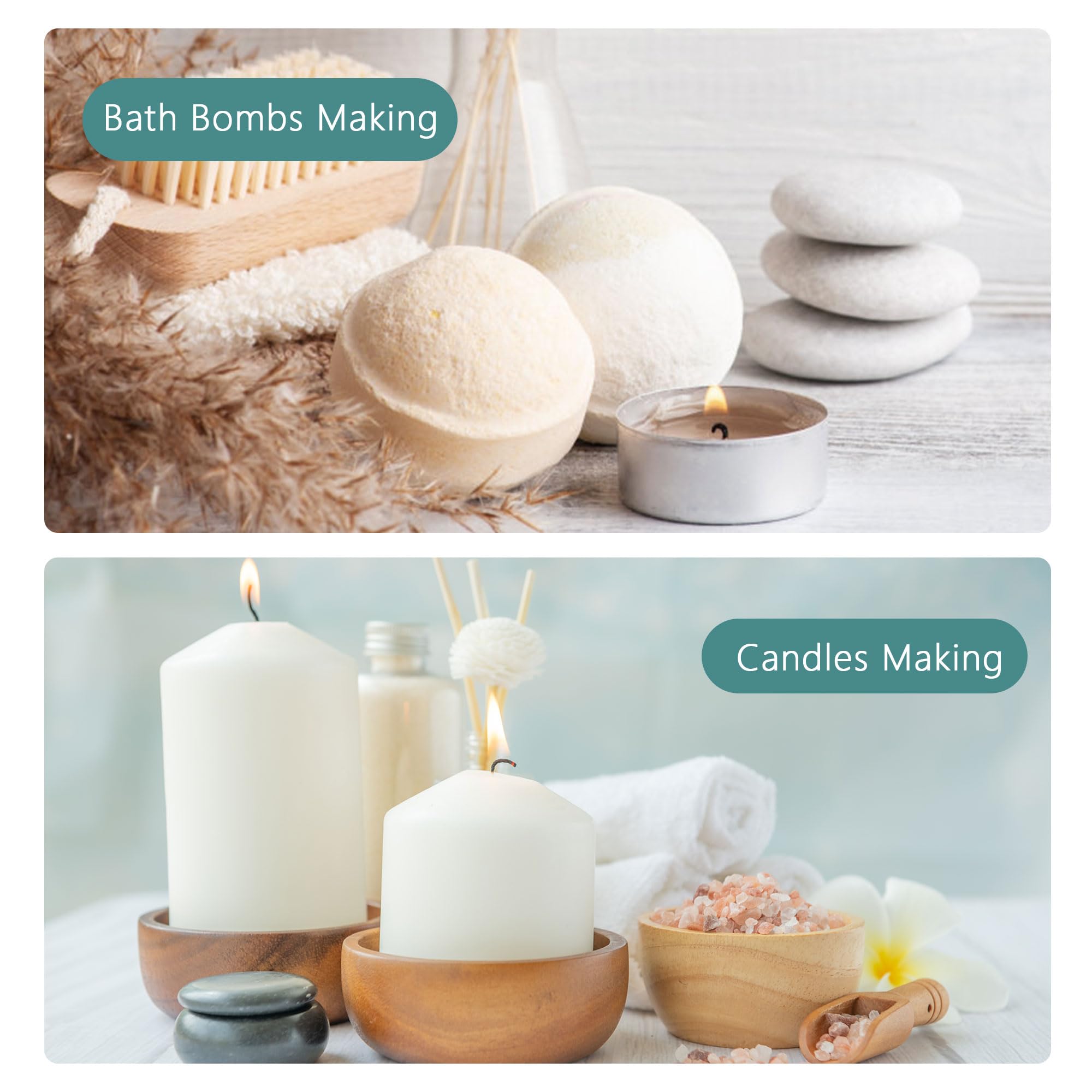 Candle making with ESSLUX Clean Air Fragrance Oil