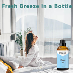 Diffuser releasing ESSLUX Clean Air fragrance oil aroma