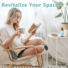 Room spray and diffuser setup with ESSLUX Clean Air scent