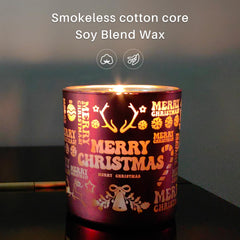 Clean burn soy wax with lead-free cotton wick