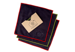 All-purpose microfiber cloth for lenses, screens, and glasses