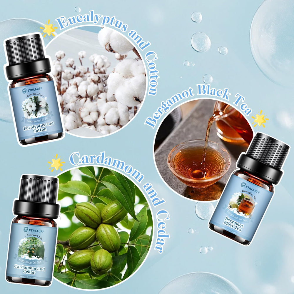 Eucalyptus & Cotton fragrance oil bottle