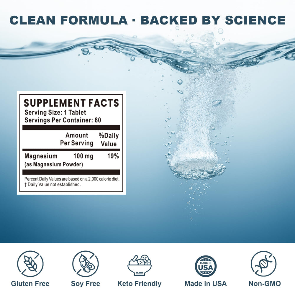 Clean formula featuring elemental magnesium and food-grade acids