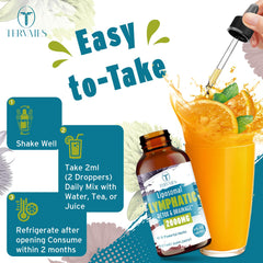 Product label highlighting clean ingredients: GMO-free, gluten-free, soy-free