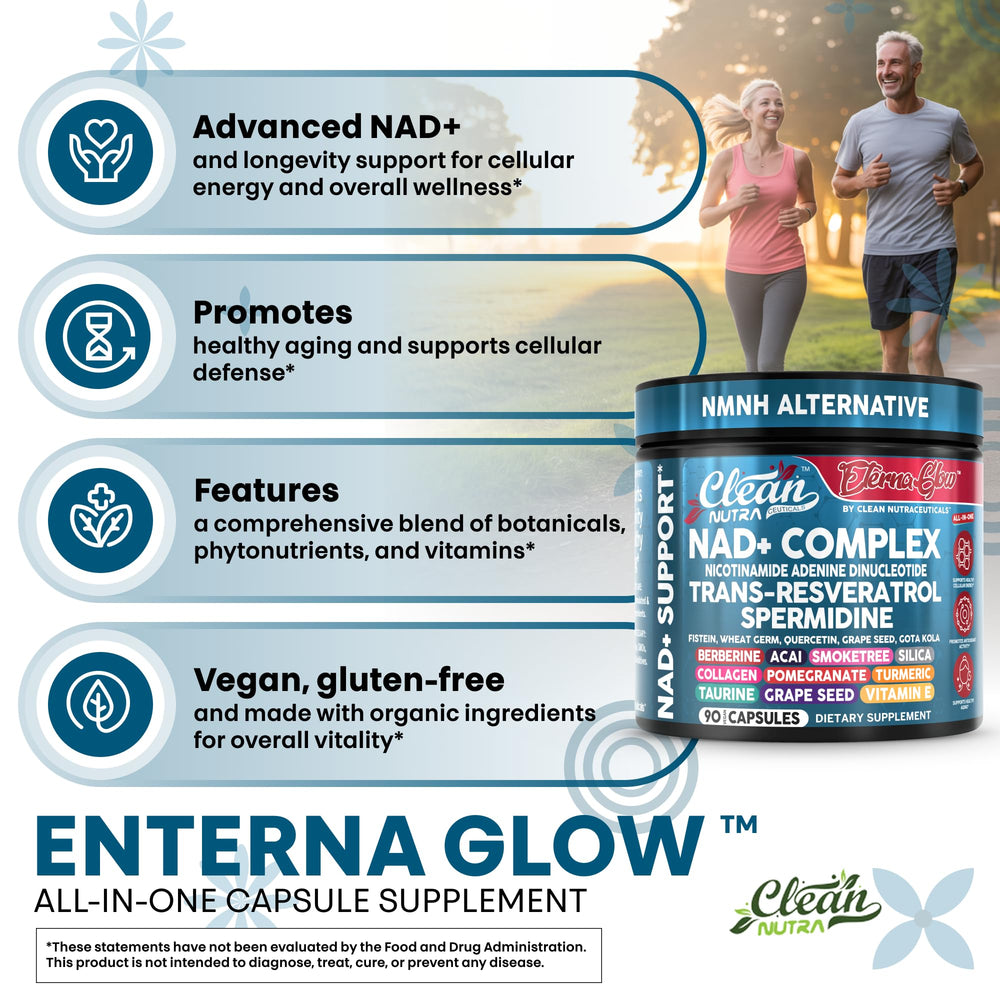 EternaGlow NAD+ complex with multiple ingredients
