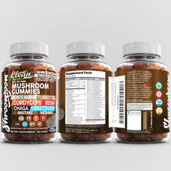 Clean Nutra all-in-one mushroom gummies image