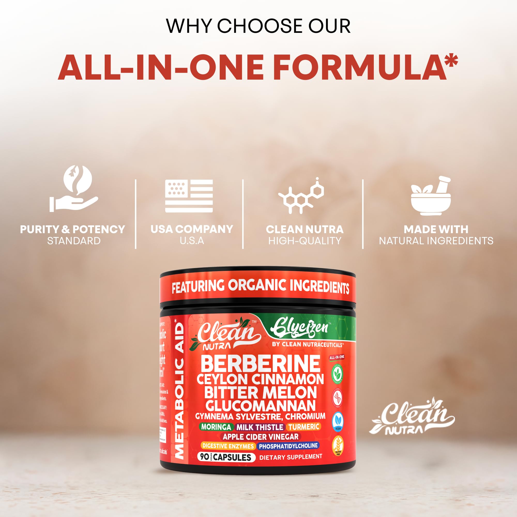 Milk thistle and chromium support in the bottle