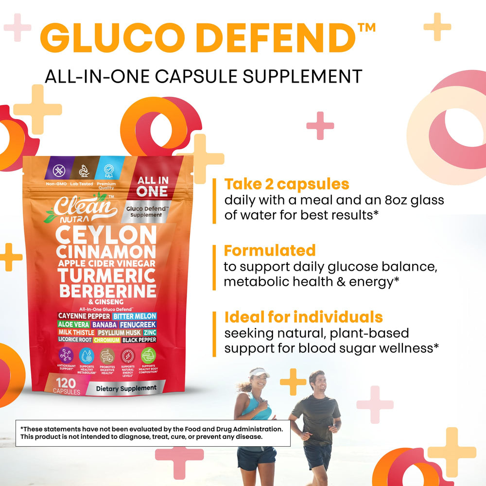 Clean Nutraceuticals capsules beside healthy foods illustrating daily use