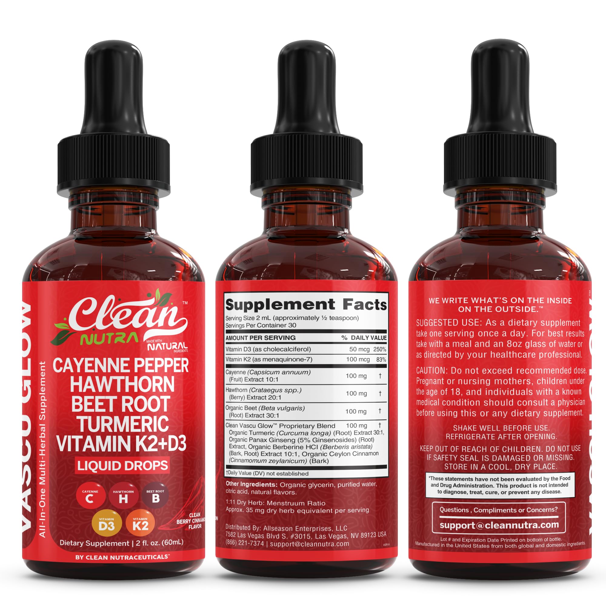 Immune support drops with turmeric and ginseng
