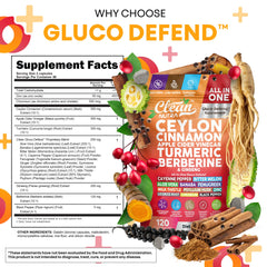 Clean Nutraceuticals ingredients flatlay showing cinnamon, turmeric, berberine