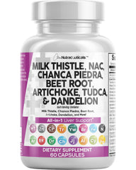 Front label of Clean Nutra Liver Defend 60-count bottle