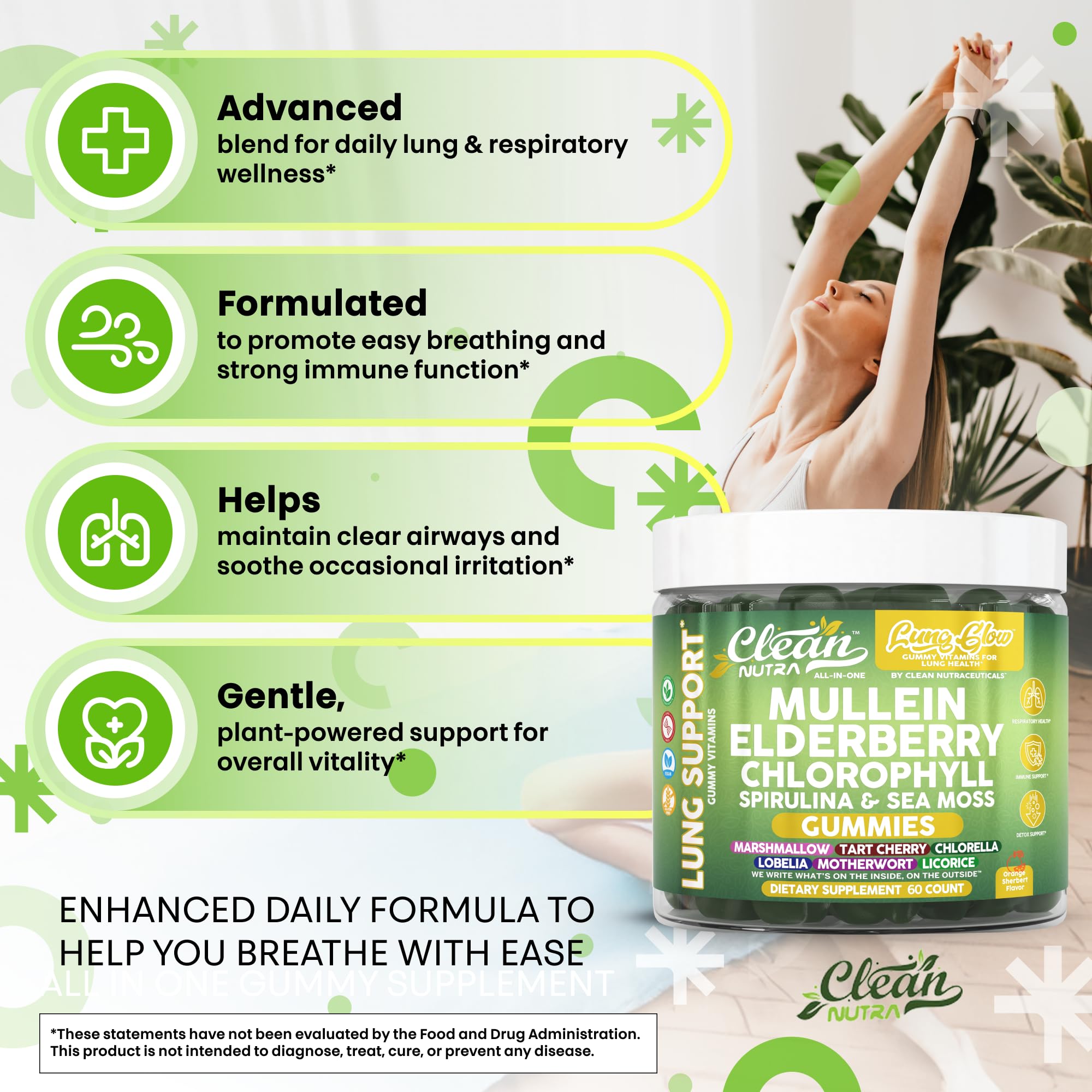 Chlorophyll and minerals imagery with sea moss