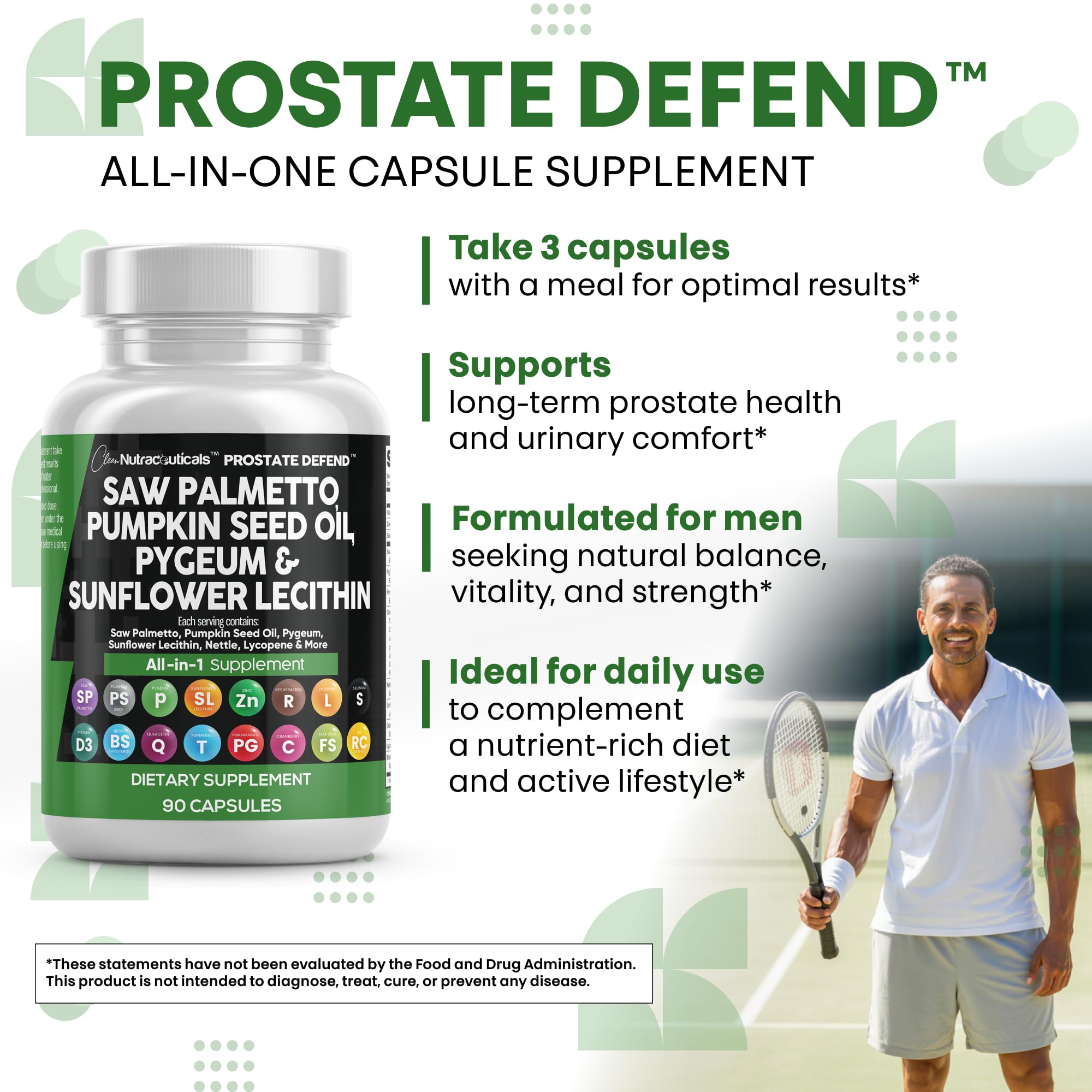 Prostate Defend capsules in bottle