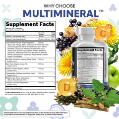 All-in-one Sea Moss and Black Seed Oil capsules in bottle