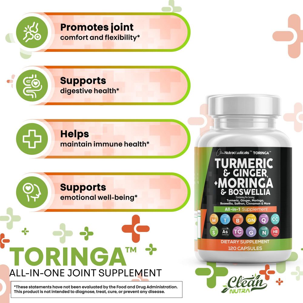 Ingredients focus: Moringa Turmeric Ginger and Boswellia