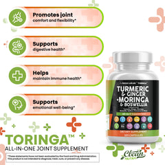 Ingredients focus: Moringa Turmeric Ginger and Boswellia