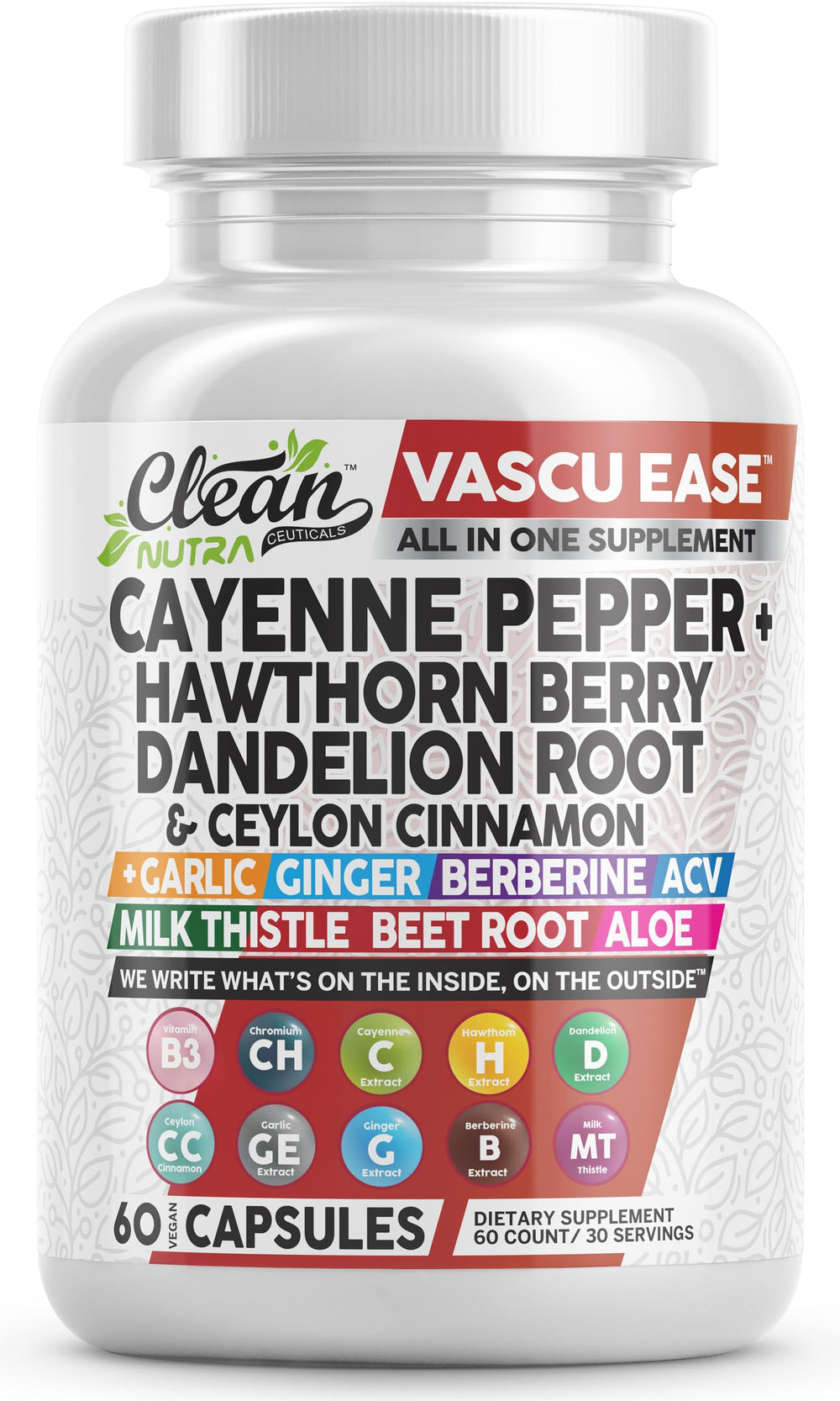 Vascu Ease Cayenne Pepper Capsules