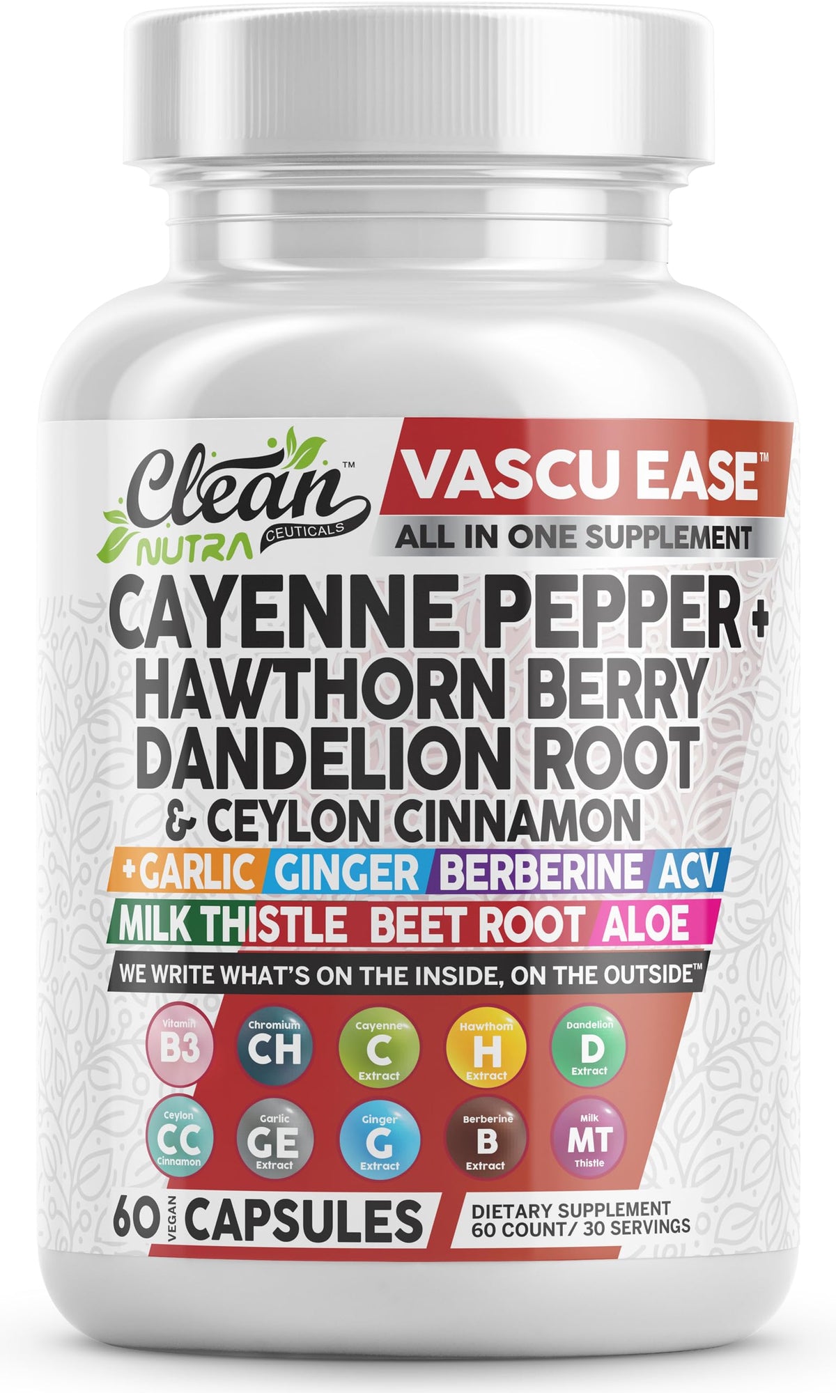 Vascu Ease Cayenne Pepper Capsules
