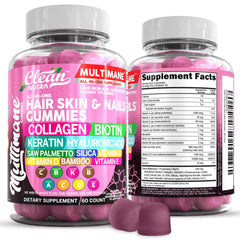 Hero image of Clean Nutraceuticals Biotin Collagen Keratin Gummies