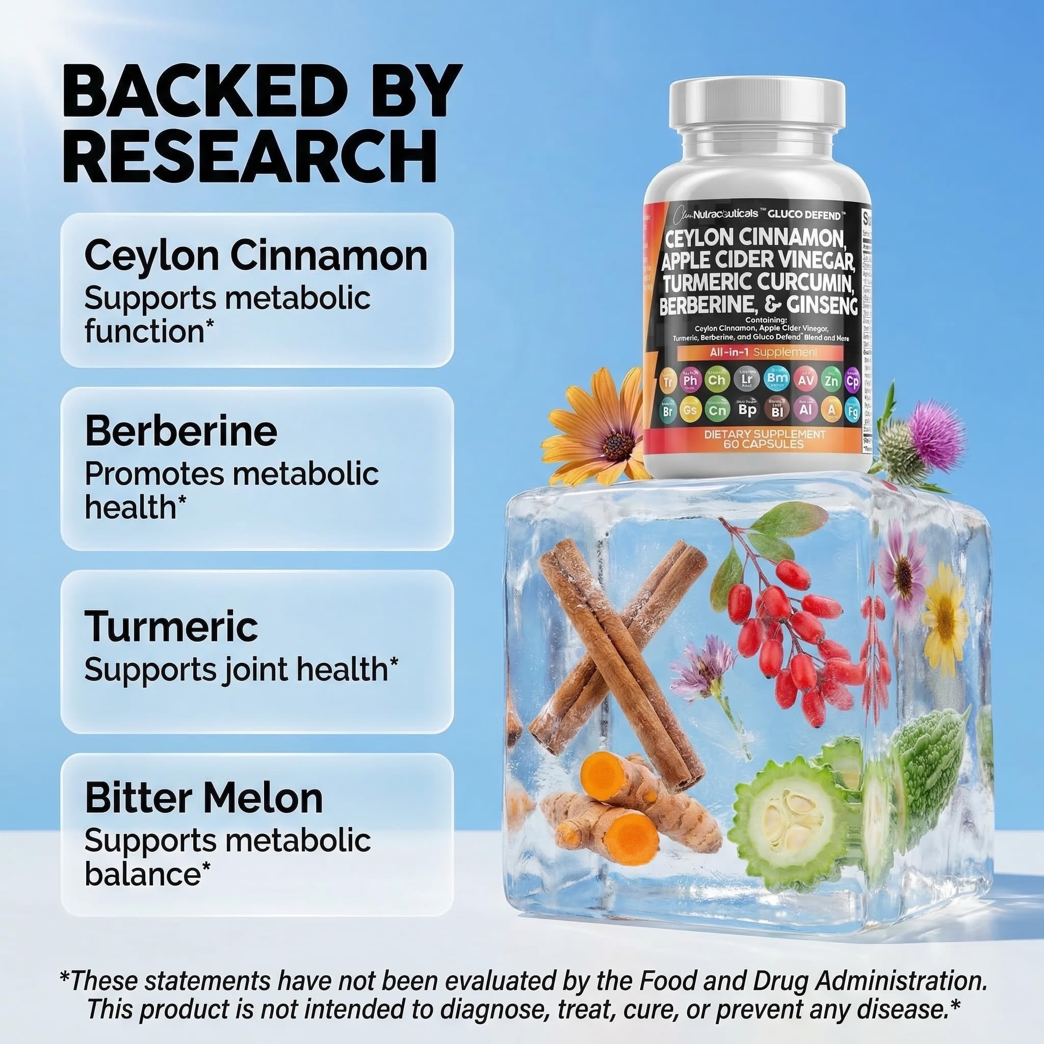 Open bottle with spilled capsules from Clean Nutraceuticals showing daily convenience