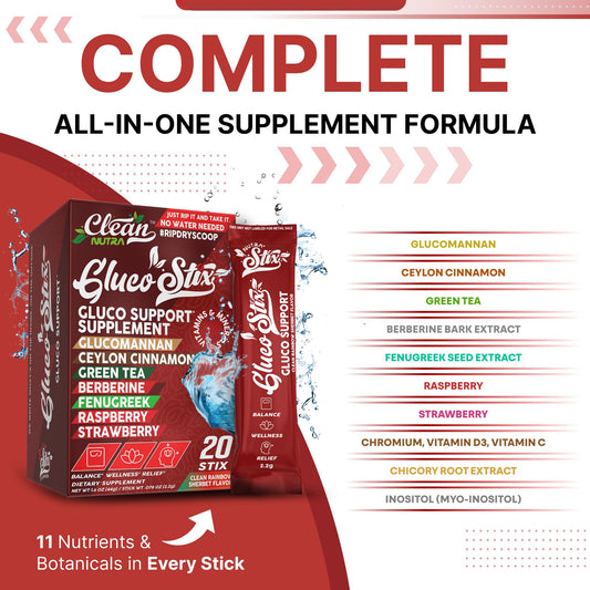 Clean Nutraceuticals single stick opened with powder visible for quick use