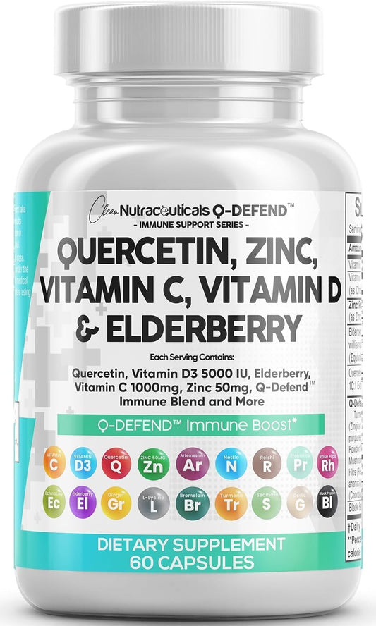 Clean Nutraceuticals Immune Support bottle front view