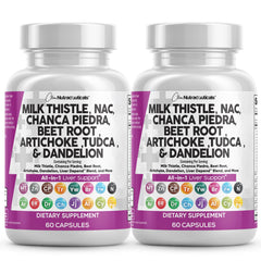 Front view of Clean Nutraceuticals Liver Defend 2-Pack packaging