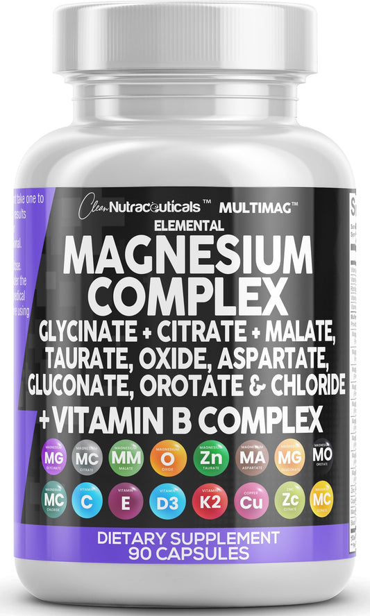 Magnesium Glycinate form in Clean Nutraceuticals MultiMag