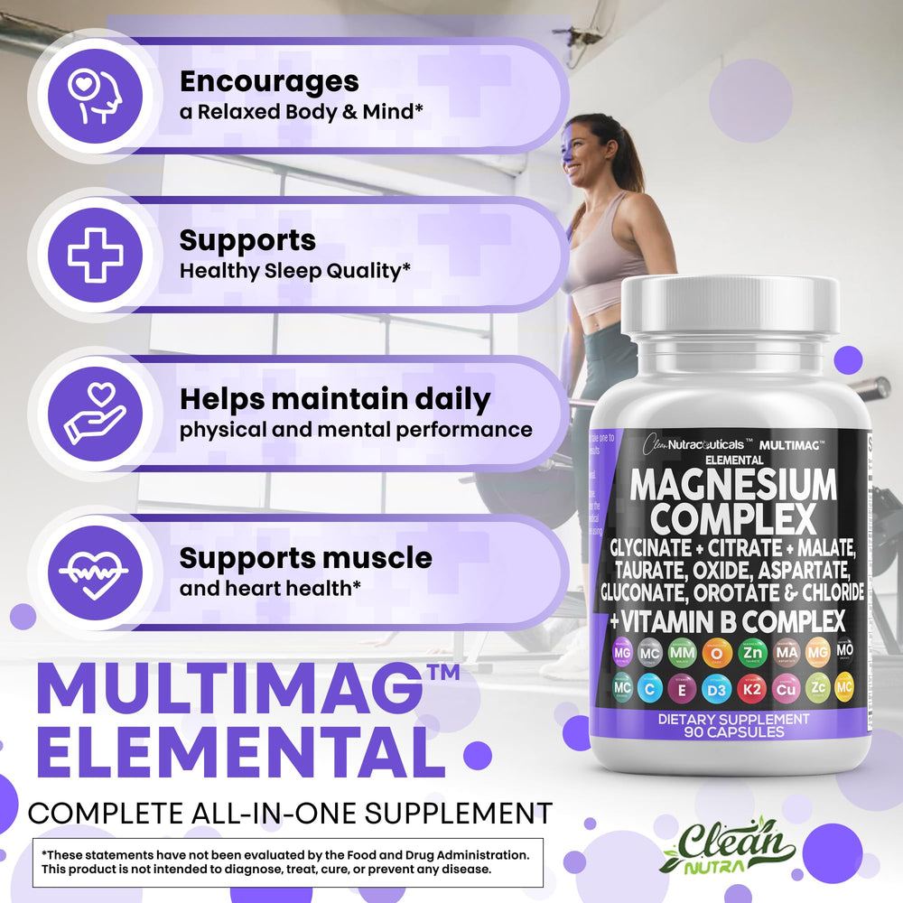 Magnesium Taurate form in Clean Nutraceuticals MultiMag