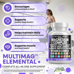Magnesium Taurate form in Clean Nutraceuticals MultiMag