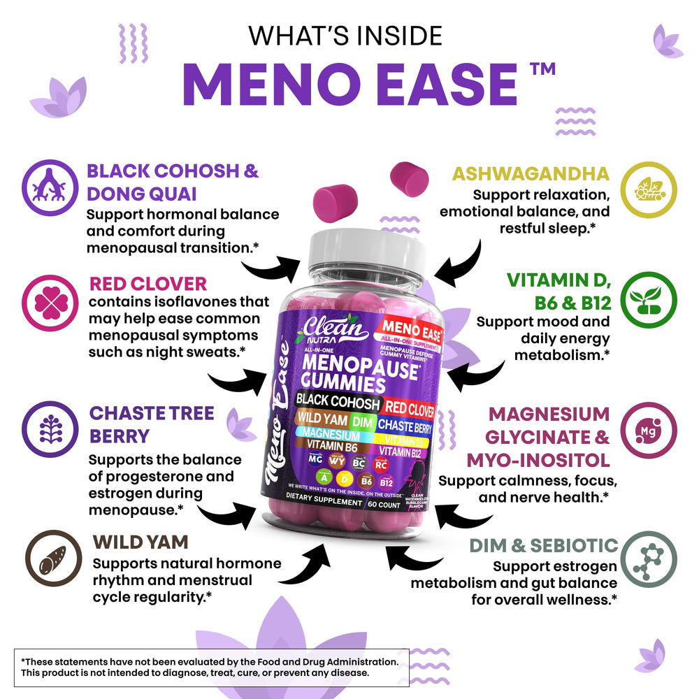 Close-up of Clean Nutraceuticals menopause gummies texture signaling mood support potential.