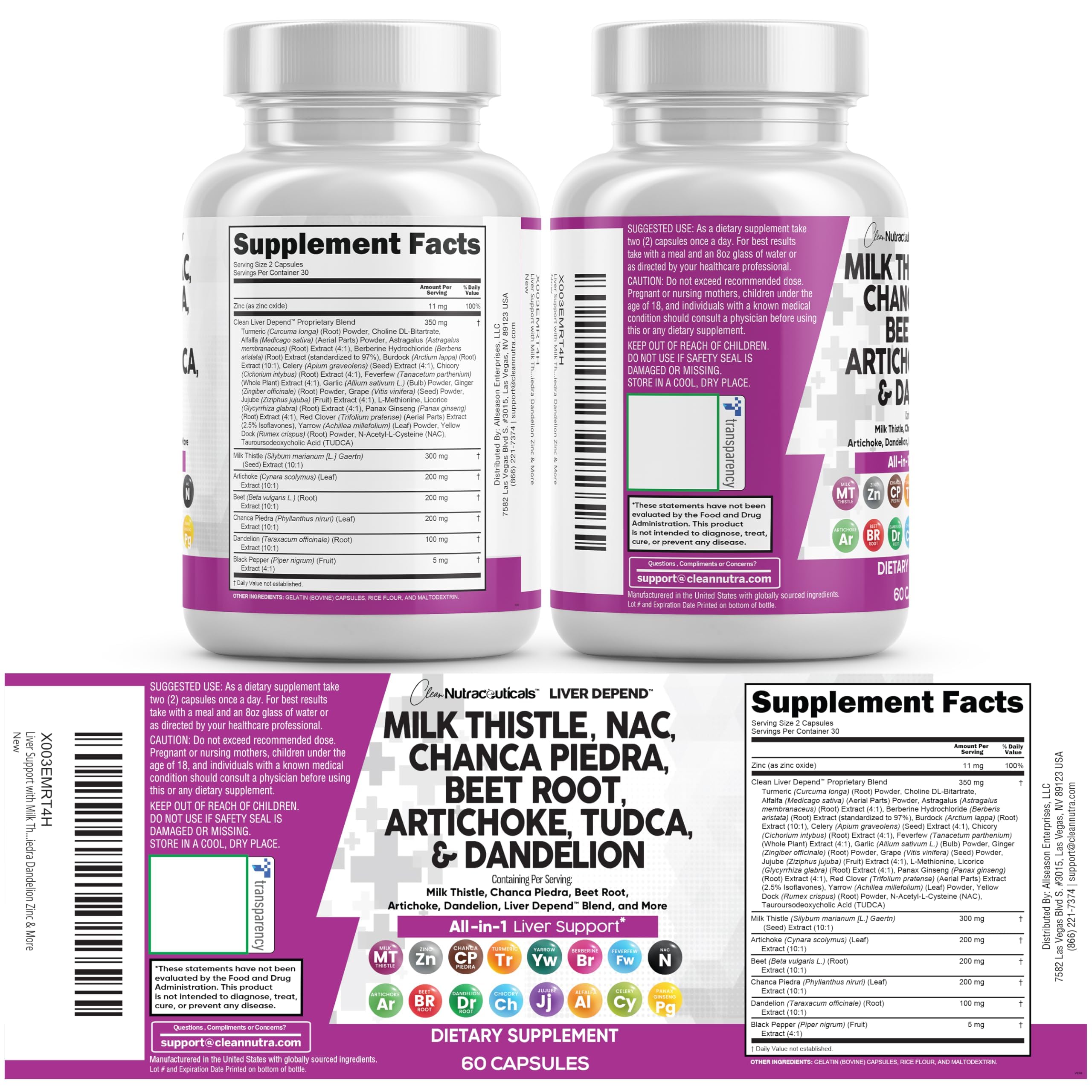 TUDCA-Choline-Ginger blend visual suggesting comprehensive liver formula