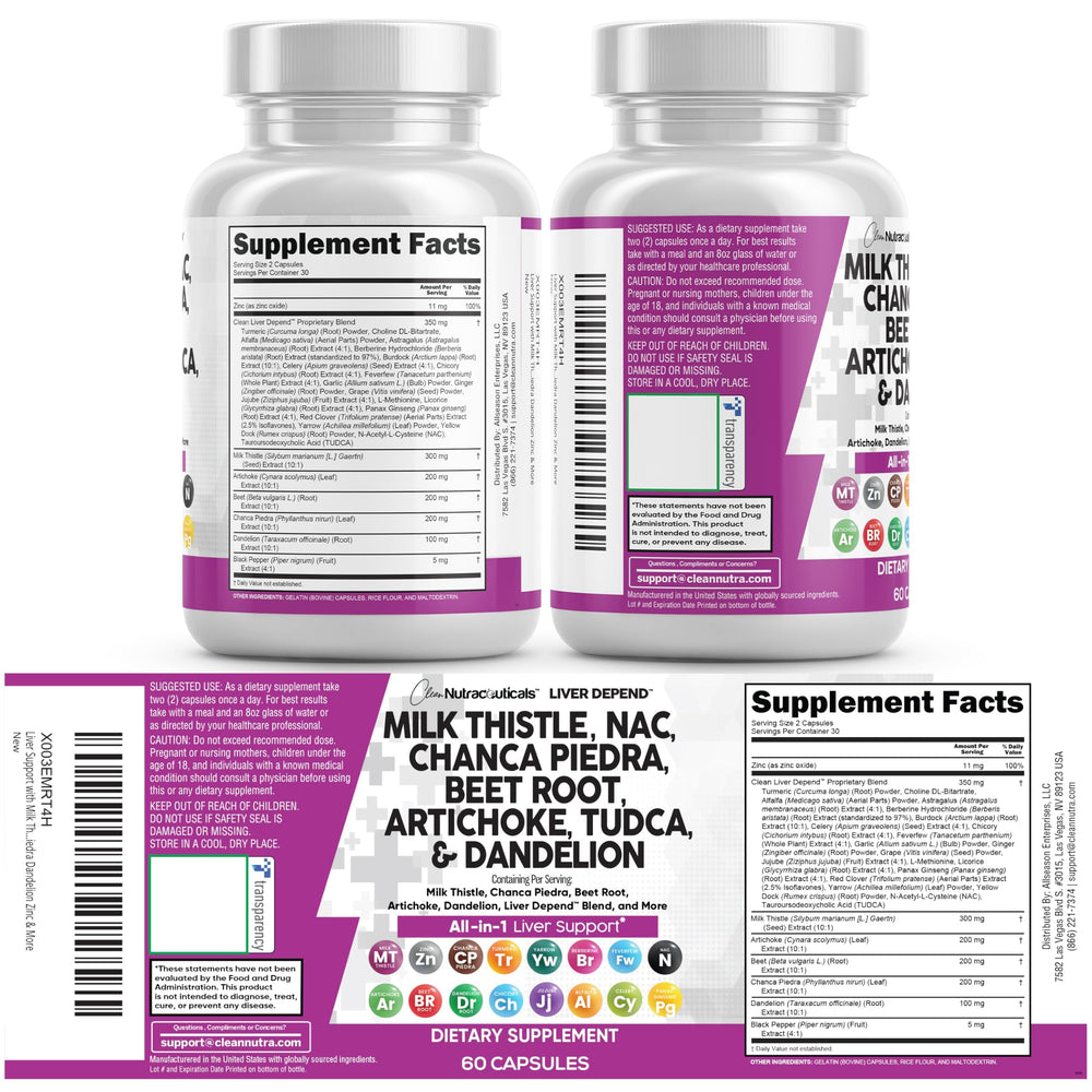 TUDCA-Choline-Ginger blend visual suggesting comprehensive liver formula