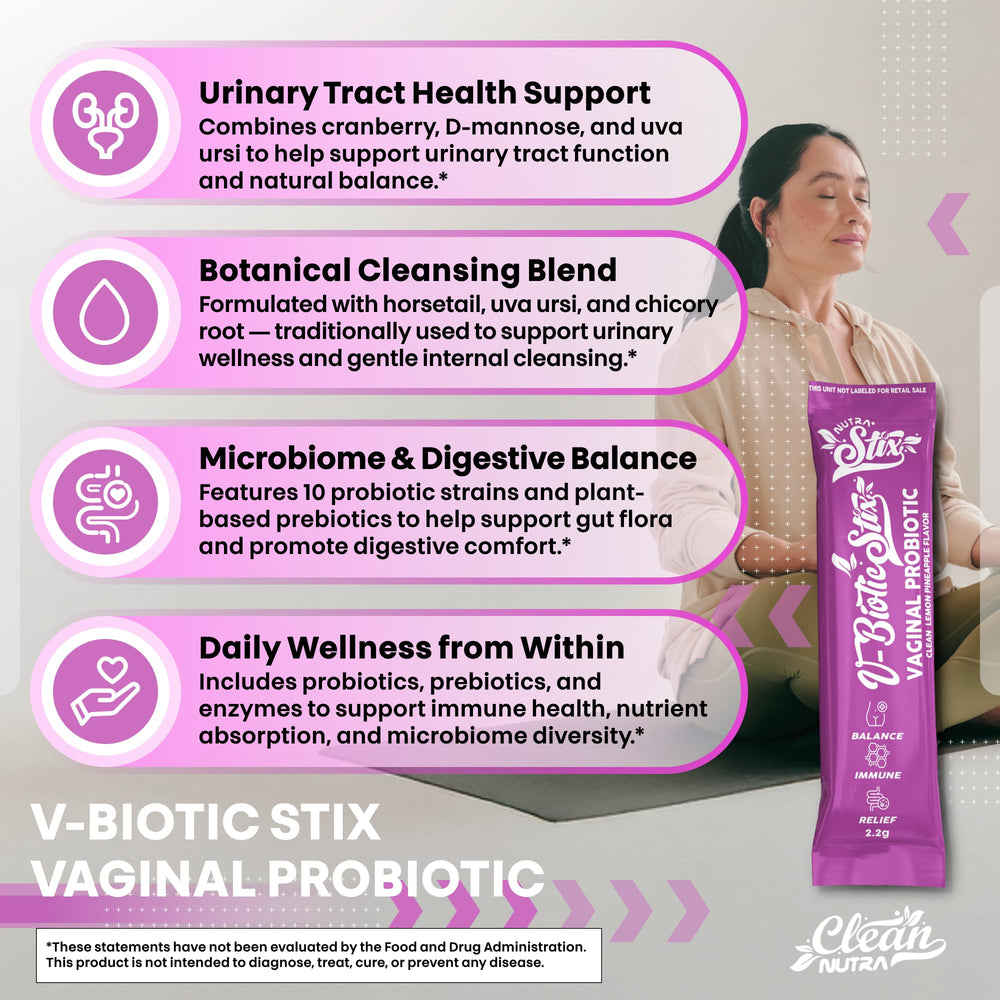 Arrangement of travel-friendly probiotic sticks