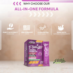 Gummies-free probiotic branding and feminine health