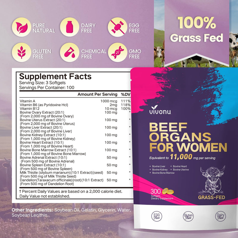 Icons indicate egg-free, gluten-free, dairy-free and grass-fed