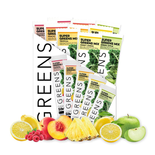 Clean Simple Eats Greens Variety 10 Pack Green Apple flavor