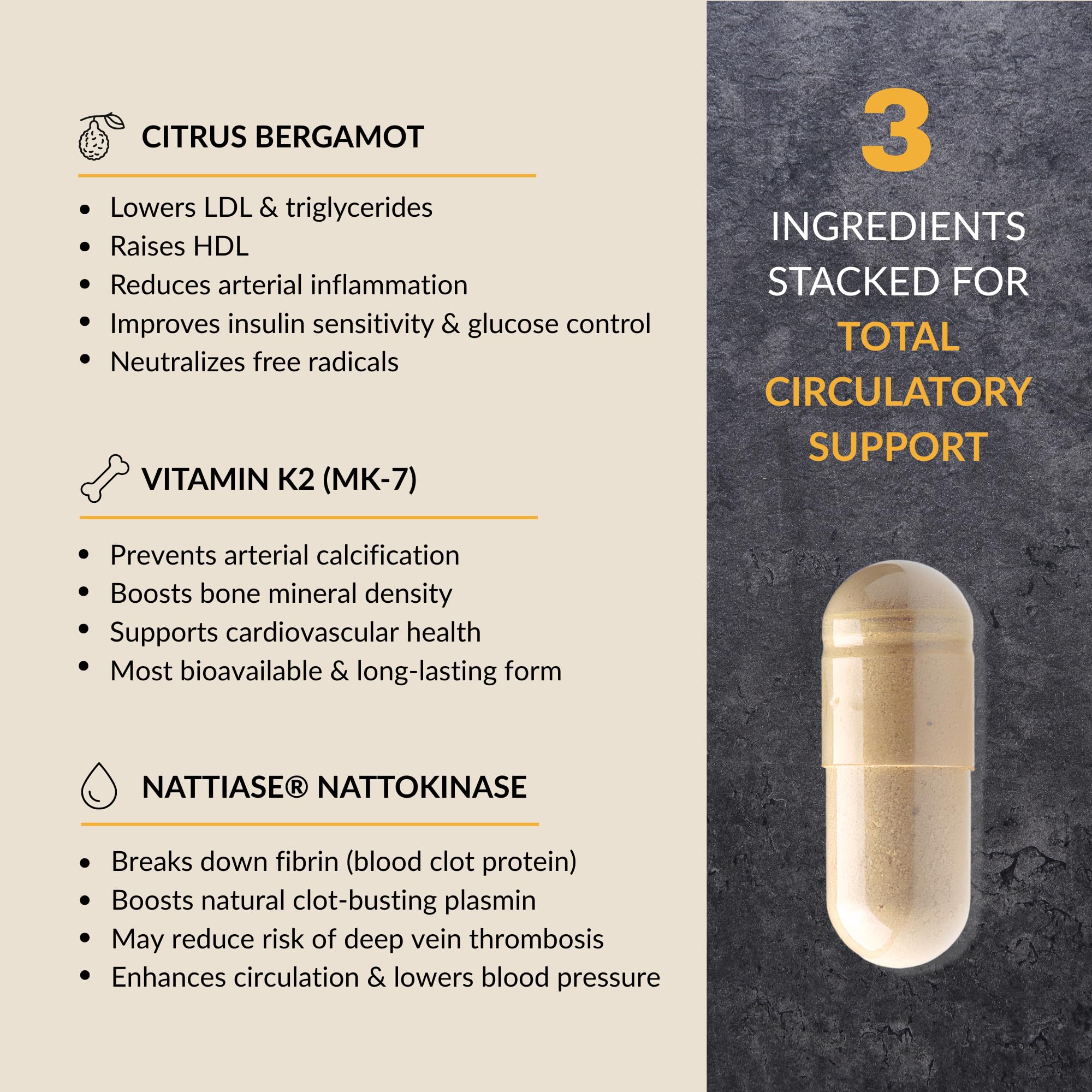 Non-GMO, soy-derived vegetarian capsules label