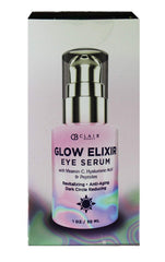 Clear Beauty dropper close-up emphasizing hydrating formula for smooth under-eye skin.
