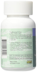 Close-up of Clear Skin Margarite Acne Pills label