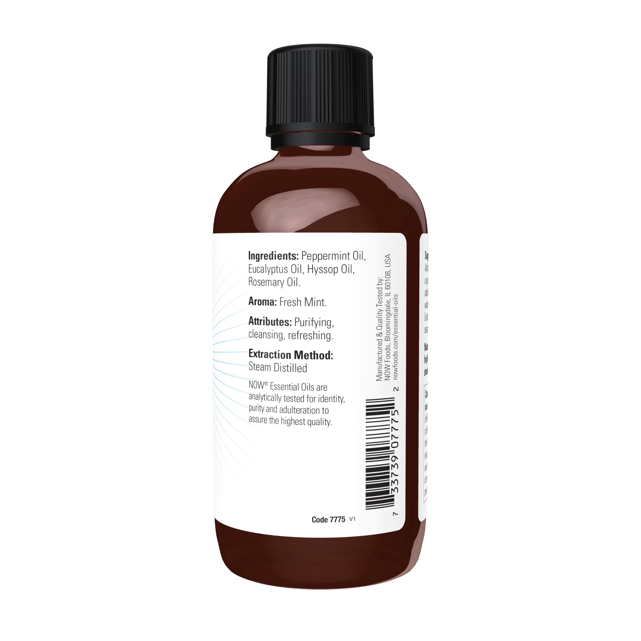 Clear the Air purifying aromatherapy blend label image